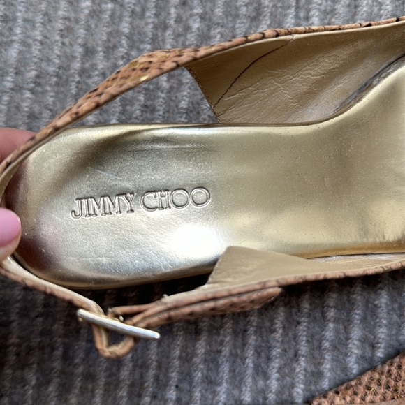Jimmy Choo snake skin espadrilles - Picture 6 of 8